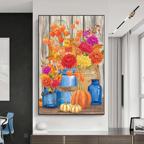 Fleurs de nature morte peintures sur toile décoration maison grand format 70x100cm