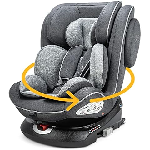 Osann Eno360 Kinderautositz Gruppe 0+/1/2/3 (0-36 Kg) Reboarder Dark Grey Melange Cover