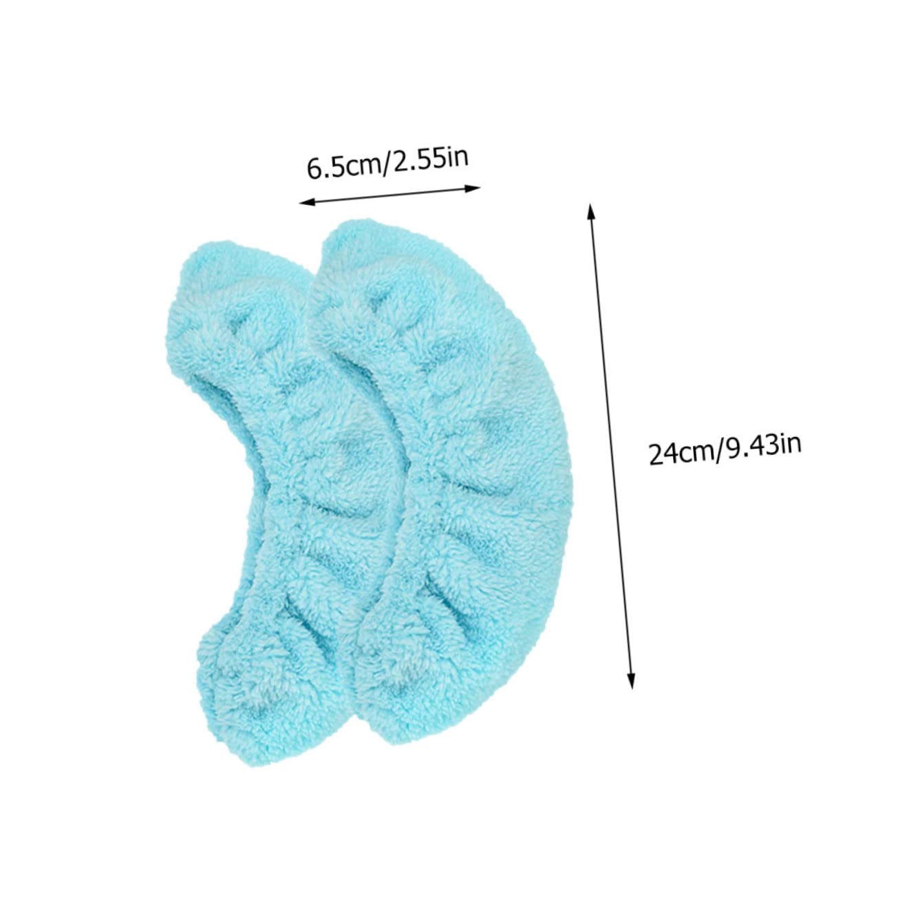 Protège-lames de Patins en Peluche, Élastique, Taille M, Lot 2 Paires