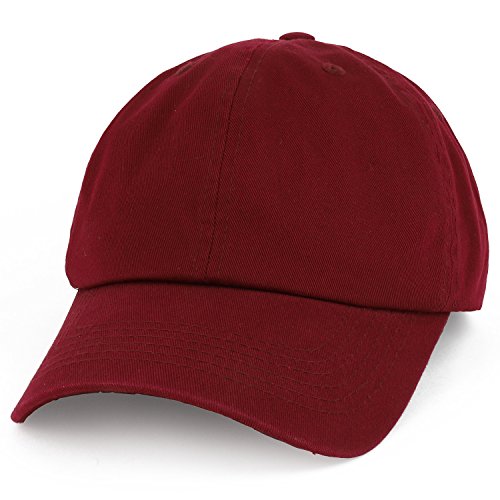 Image of Trendy Apparel Shop Oversize XXL Plain Unstructured Soft Crown Cotton Dad Hat