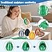 iBuddy 3D Printed Dragon Eggs, Surprise Dragon Eggs Fidget Toys for Kids, Articulated Crystal Dinosaur Fidget Toy for Kids, Birthdays, Halloween Christmas Decorations Gifts for Girls Boys