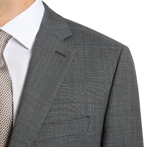 Image of Michael Kors Men's 3-Piece Classic Fit Suit Separates | Jackets | Weddings & Formal Events (Pants & Vests Sold Seperately)