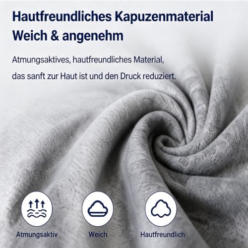 Coussin De Voyage Avion : Oreiller de Voyage avec Capuche à Mémoire de Forme, Coussin Cervical ... – Image 7
