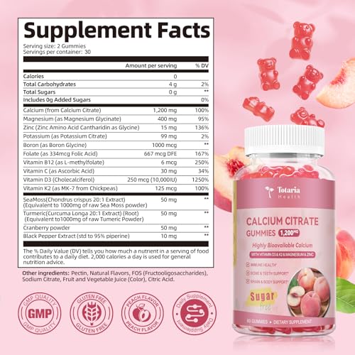 Totaria Calcium Citrate Gummies