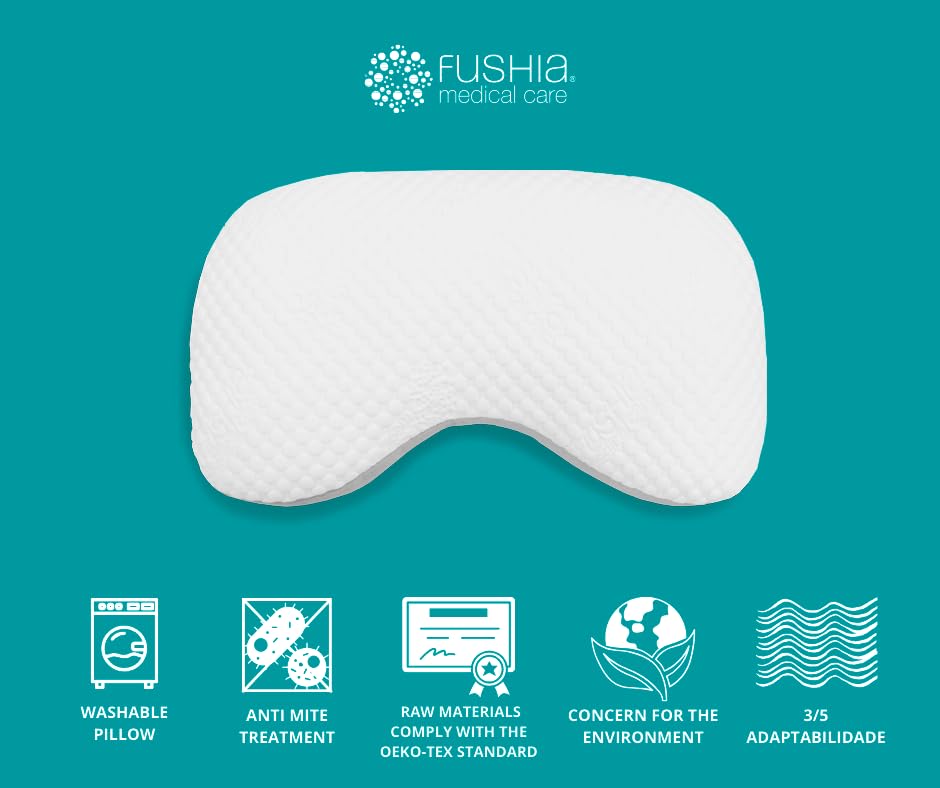 Cuscino Cervicale Memory Foam 70x40 Cm, Morbido E Lavabile, Antiacaro