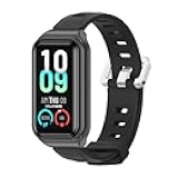 MIJOBS Silicone Replacement Strap Watch Wrist Band Smart Bracelet Accessories for Amazfit 7 Fit Band