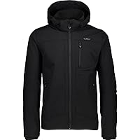 CMP - Giacca da Uomo con Cappuccio e Zip, Nero