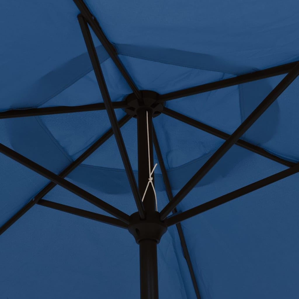 vidaXL Sonnenschirm Gartenschirm Ampelschirm Schirm Strandschirm Aluminium