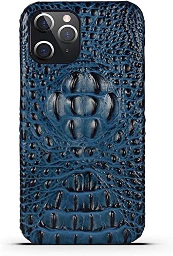 Protection iPhone 14 Pro Max cuir bleu antichoc 6.7 pouces