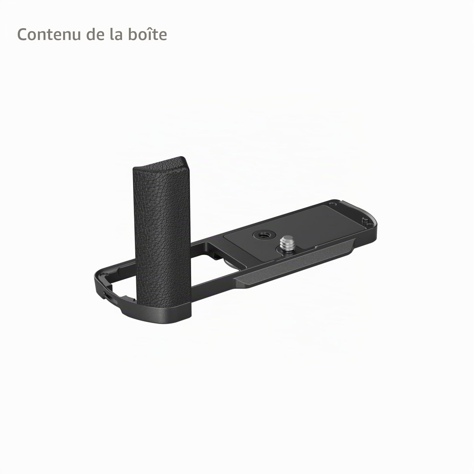 SMALLRIG Poignée en Forme de L pour Panasonic LUMIX S9, Poignée Ergonomique en Silicone avec Plaque à Dégagement Rapide Intégrée pour Arca - 4517