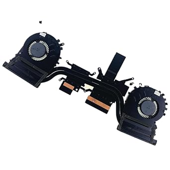 L56900-001 CPU + GPU Heatsink with Fan Replacement for HP Pavilion Gaming 5 15-DK DK000 DK0010NR DK0018CA DK0020NR DK0010TX DK006WM DK0046NR DK0068VM DK0055WM TPN-C141 Laptop 5V 0.5A 4PIN