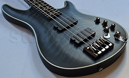 Schecter Hellraiser Extreme-4 4-String Bass Guitar, See-Thru Black Satin - Thumbnail 4