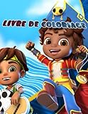  LIVRE DE COLORIAGE d\'un garçon pirate, 40 pages très drôles: Le garçon pirate, avec ses amis, se lance dans une aventure sur le navire et combat les adversaires qui apparaissent sur leur chemin.