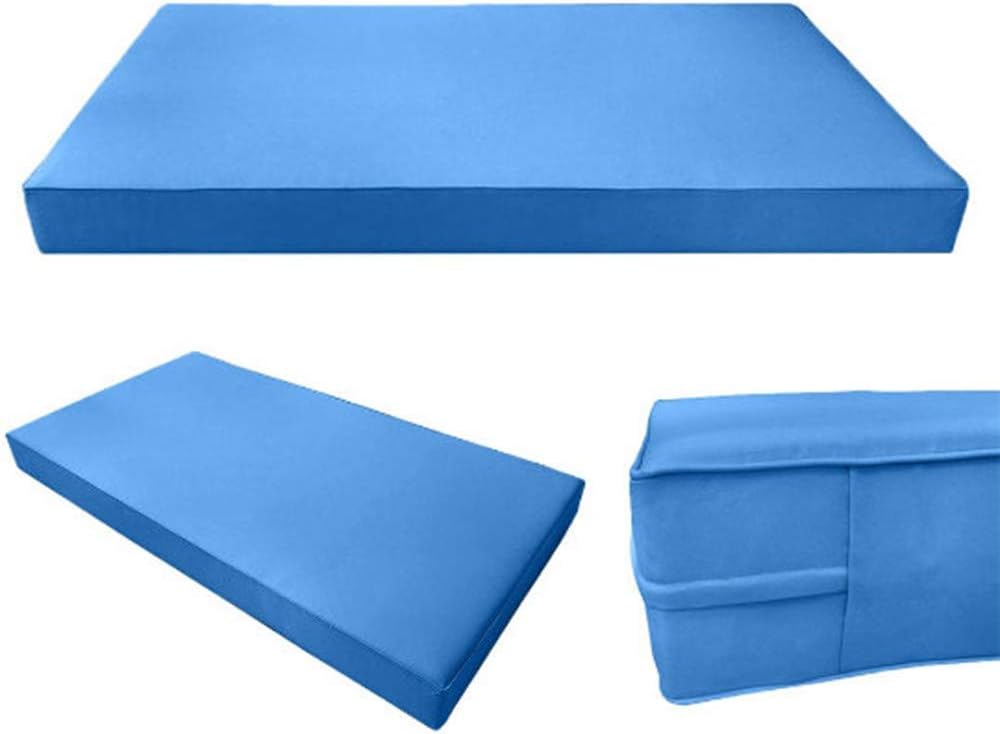 Prolinemax Style2 Full Size 5PC Pipe Trim Outdoor Daybed Mattress Cushion Bolster Pillow Complete Set AD102