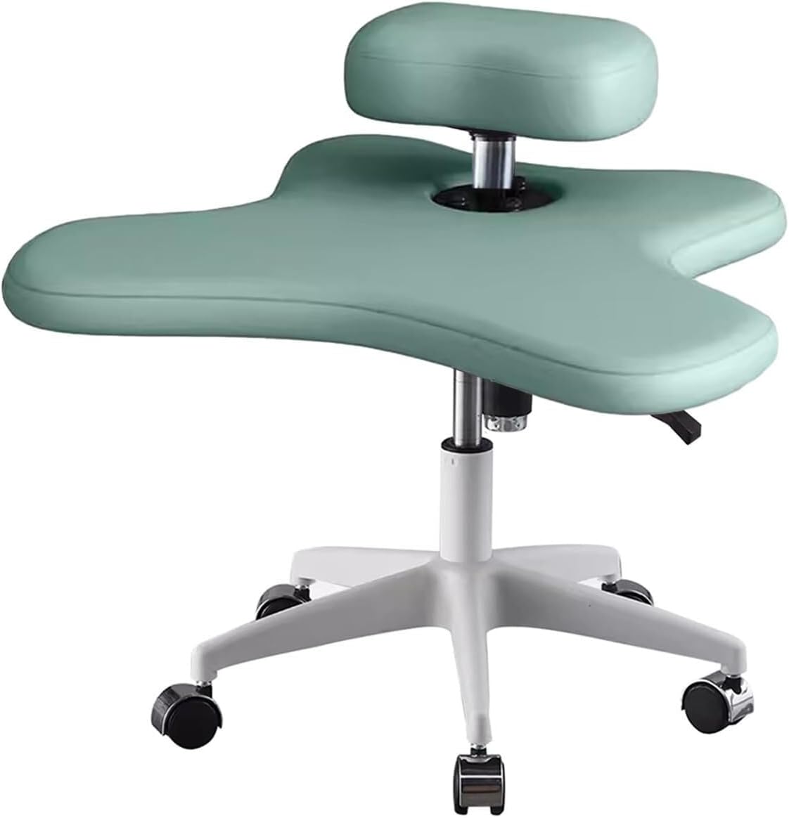 Armless Adjustable Kneeling Chair with Wide Padded Seat, Swivel Base, Ergonomic Cross Legged Office & Meditation Stool