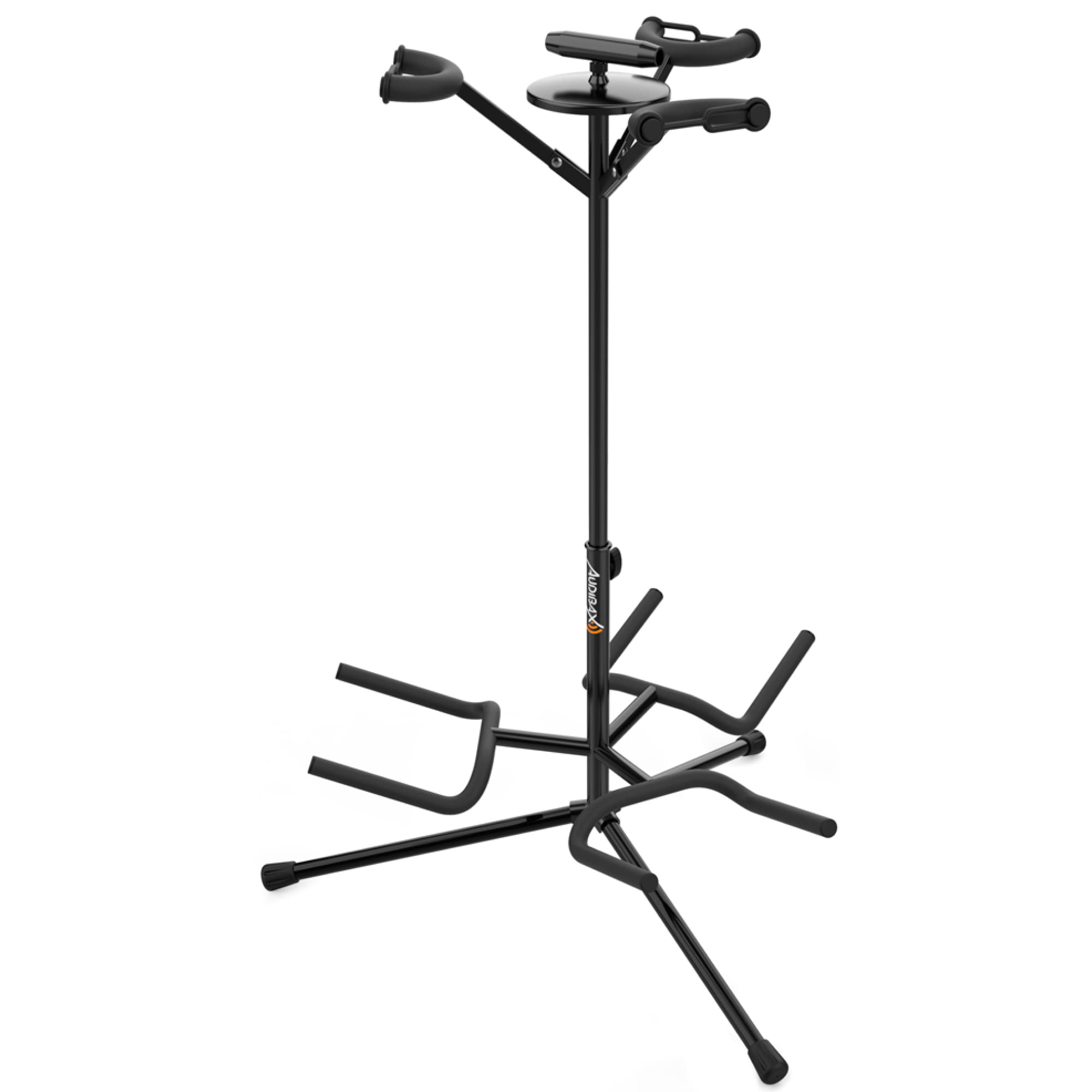 Supporto Per Chitarra GS-2 In Mogano Massiccio - Per Chitarre Acustiche Ed Elettriche, Nero