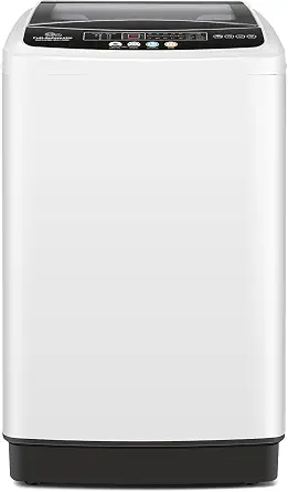 Nictemaw 20Lbs Portable Washing Machine with Glass Lid, 480W