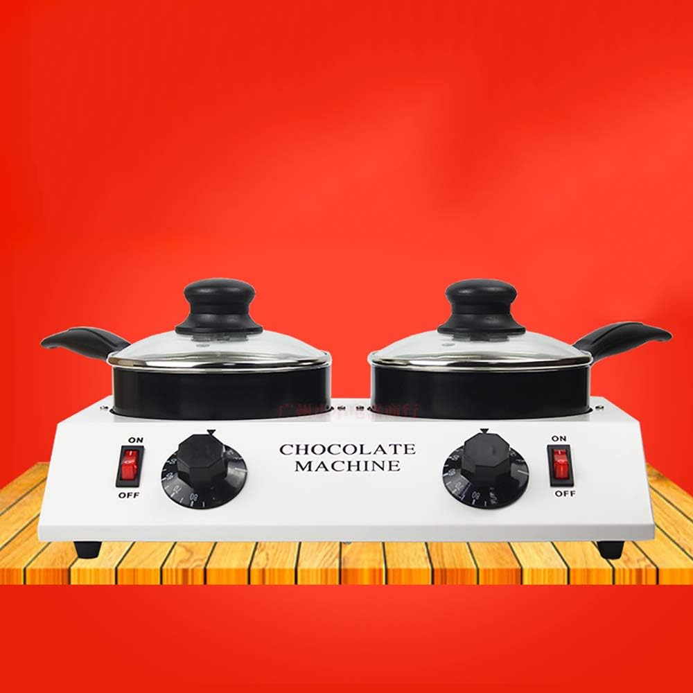 LANTAO Double Pots Chocolate Melting Furnace Electric DIY Heating Machine Heater Warmer (110v)