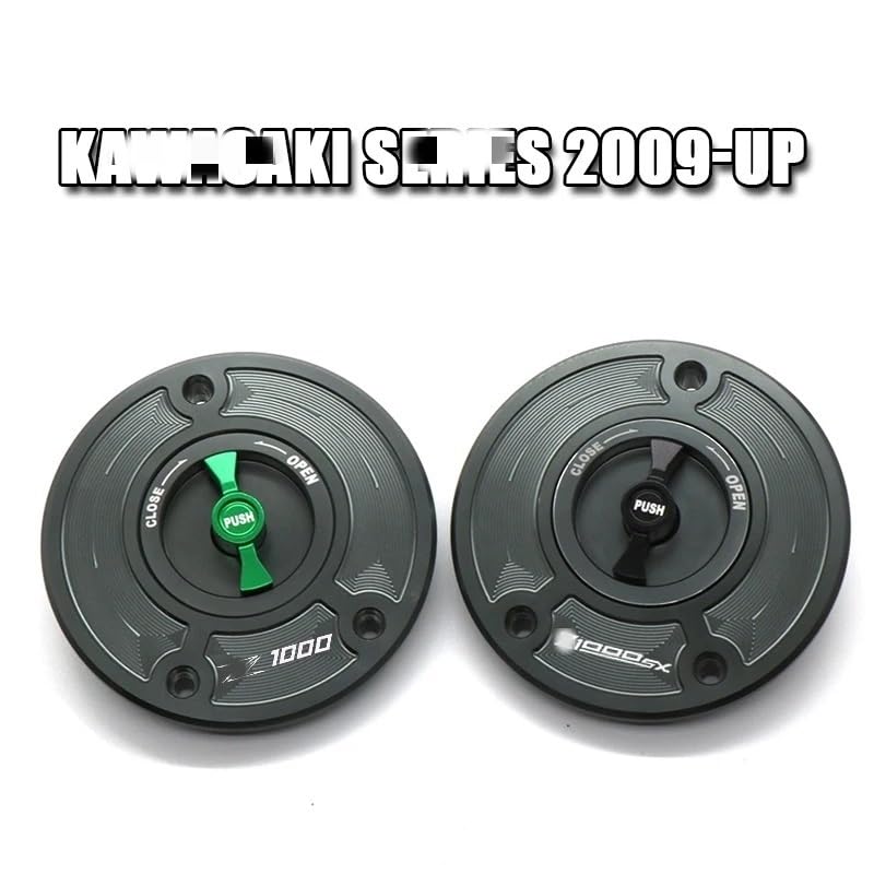 Per Kawa&saki Z1000 Z1000SX Z 1000 Z 1000SX 2009-2023 Moto CNC Tappo Serbatoio Carburante Gas Coperchio Serbatoio Dell'olio Coperchio Della Benzina tappo serbatoio moto