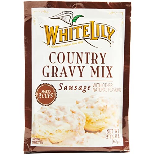 Image of White Lily Sausage Country Gravy Mix, 2.25 oz (Pack of 8)