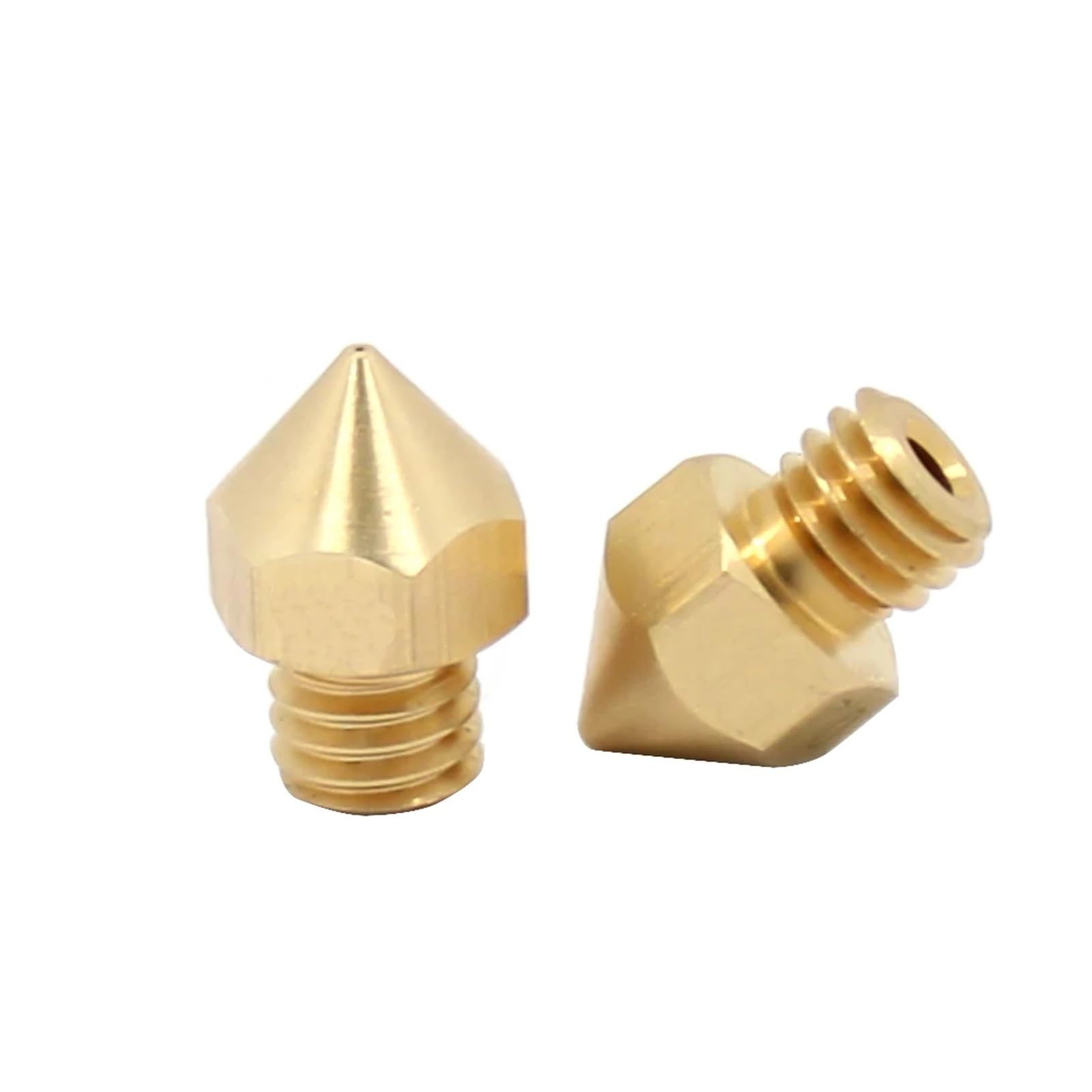 5PCS MK8 Düse Messing Gewinde M6 0,2 MM/0,3 MM/0,4 MM/0,5 MM, kompatibel for Extruder Hotend 1,75 MM Filament Wie MK7 for 3D Drucker(3mm 0.4mm)