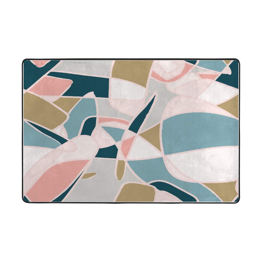 Tapis de sol lavable multicolore pour sécuriser et décorer la cuisine