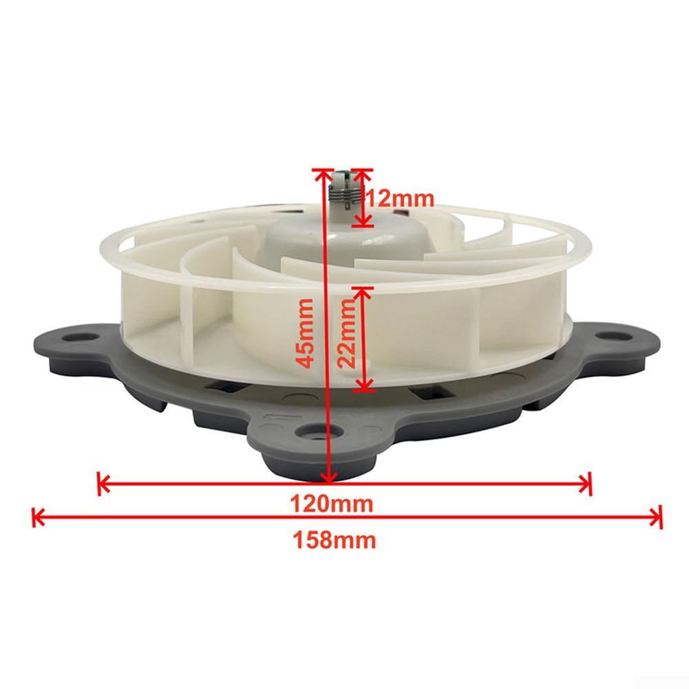 Motor de ventilador de condensador de refrigerador DA31-00345A para frigorífico Samsung, ABS, ventilador de refrigeración, motor de ventilador de refrigeración, funcionamiento silencioso