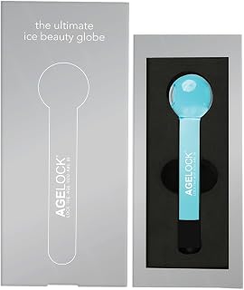O3+ AGELOCK Ice Beauty Globe | Glass Roller for Face,Neck, Eye-Circles Cooling | Ice-massage Roller | Skin Tightening | An... Price In India