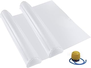 Kobuer [2-Pack] Inflatable Bed Rails for Toddlers Travel Bed Bumper for King, Queen, Twin, Full-Size Bed Non-Slip Soft Flo...