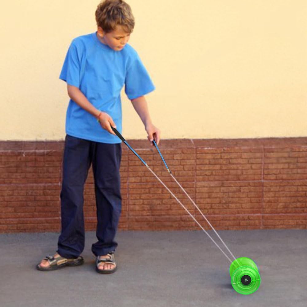 Diabolo Freiläufer mit Kugellager Dreifache Lagerung Set, Diabolo Leuchtend im Dunkeln, Jonglier-Set, Jonglierspielzeug, für Kinder Erwachsene, Anfänger Profis