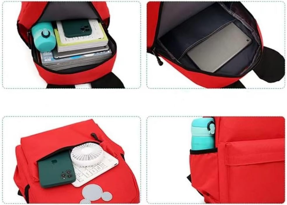 Mouse Shaped Backpack for Daily Use, 12 inches (BLUE) image 4