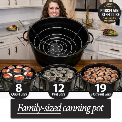 Canning Supplies-24 Qt. Water Bath Canning Pot with Rack & Lid -Starter Kits Set for Beginners - Stainless Steel Water Bath Canner Kit & Rack-Rack, XL Ladle, Measuring Cups, Kitchen Funnel by Supa Ant - Image 4