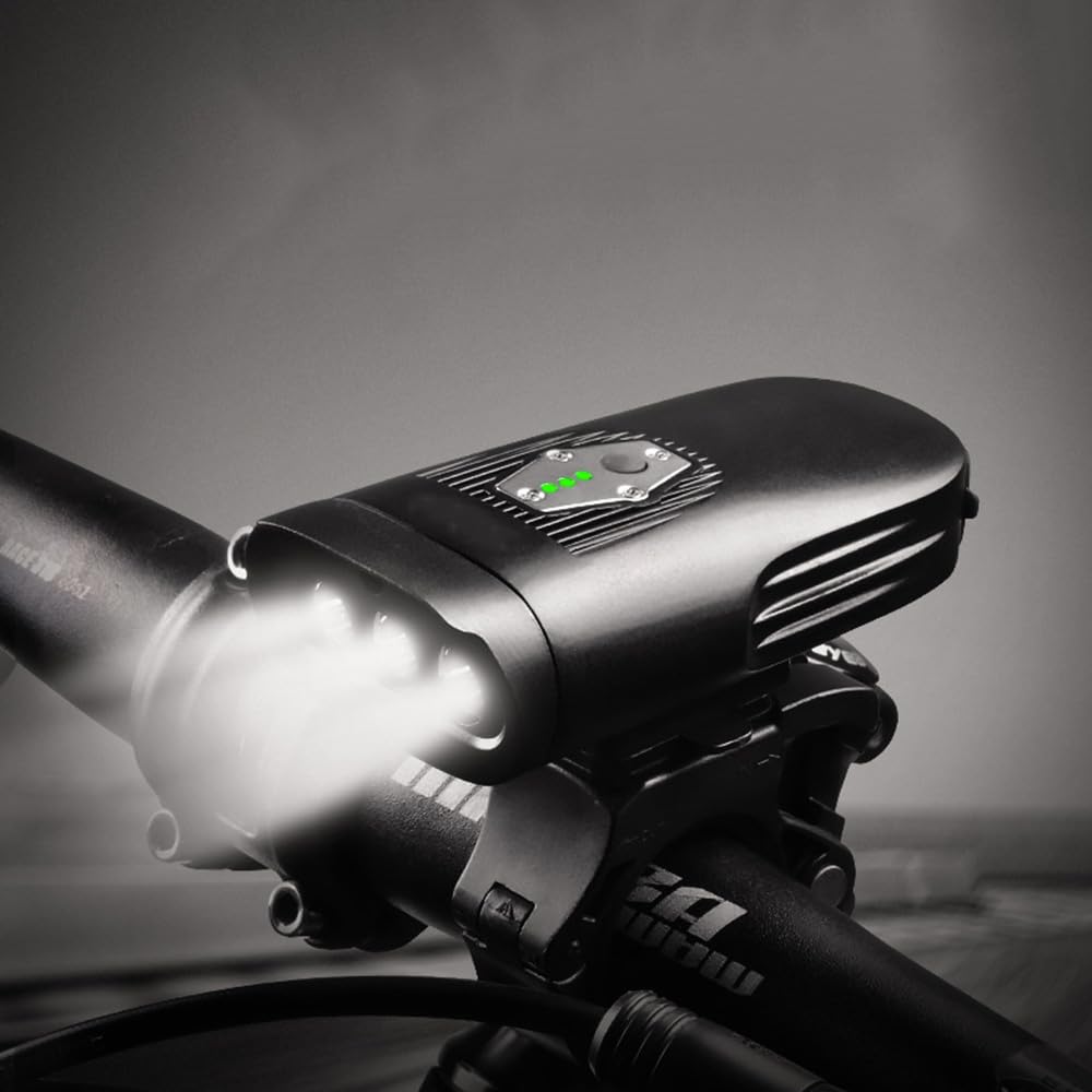 Faro Anteriore per Bicicletta T6 L2 Faro Anteriore con Ricarica USB Faro Anteriore per Bicicletta Impermeabile Accessori per Bicicletta