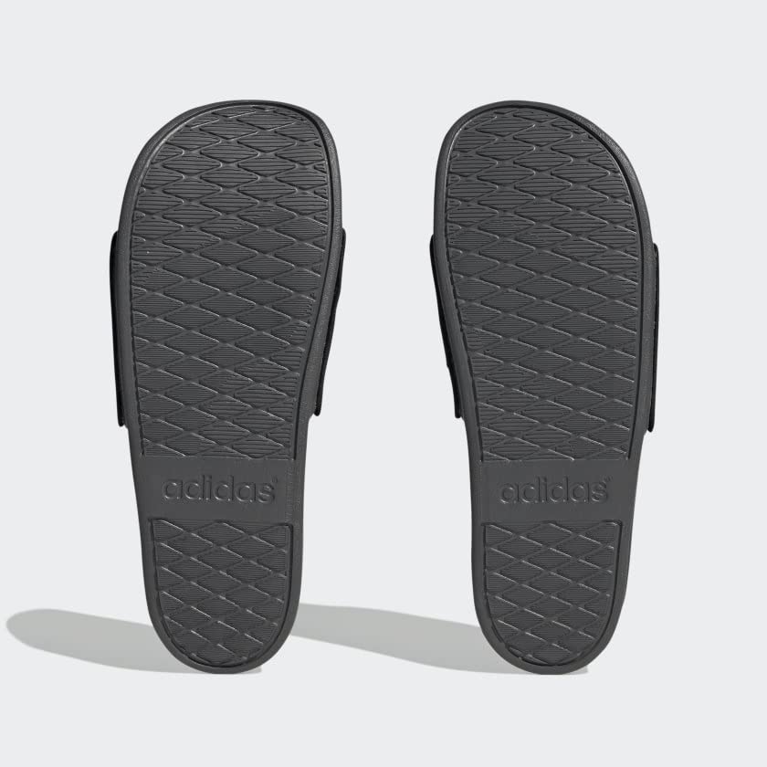 Image of adidas Adilette Comfort Slides Men's, Black, Size 8