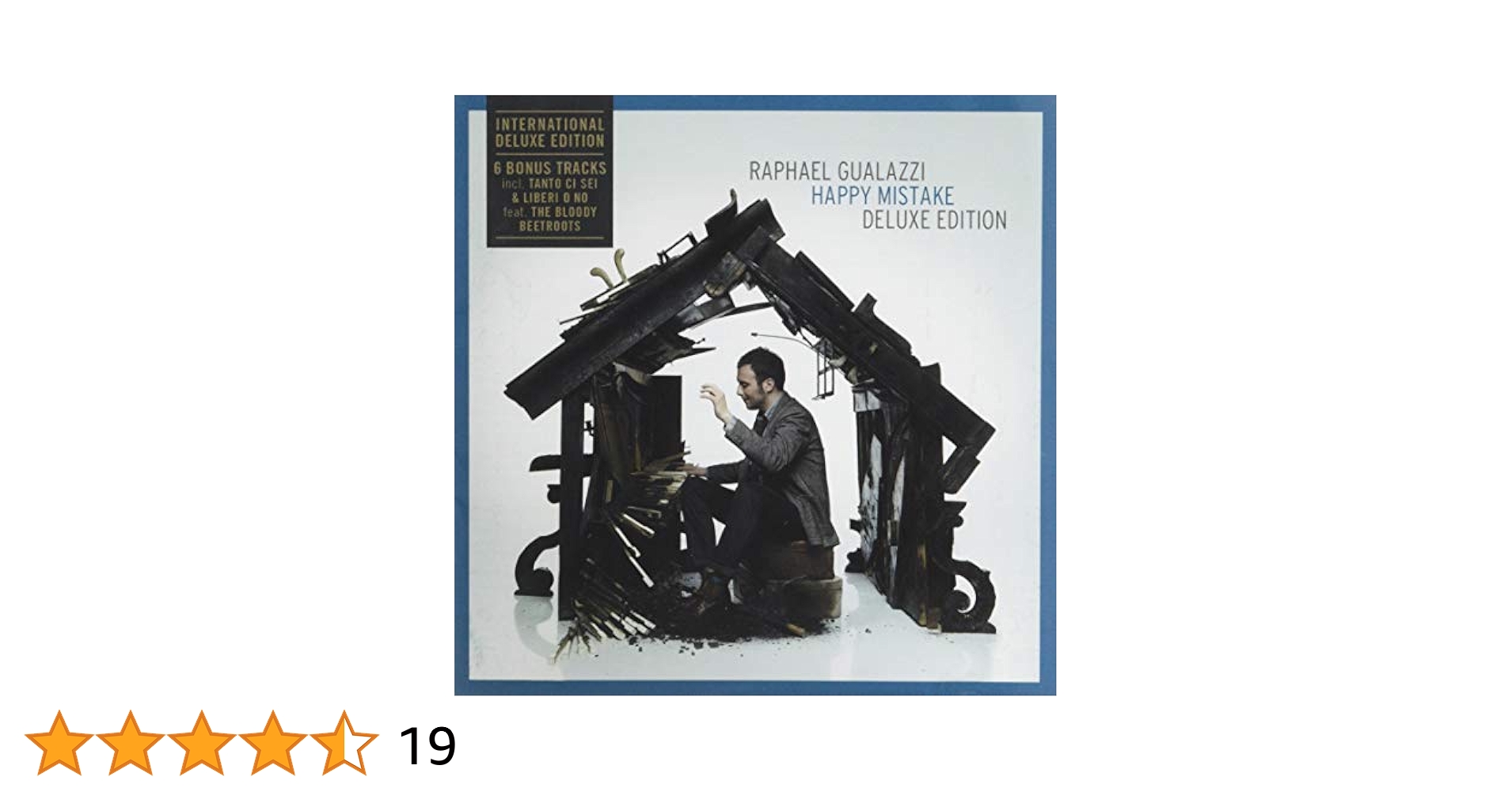 【中古】 Raphael Gualazzi / Happy Mistake: International Deluxe Edition 617Q8zDrecL._UF350,350_QL50_.jpg