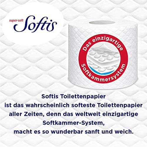 Regina Softis papier toaletowy, 4-warstwowy, 5 sztuk w opakowaniu (5 x 9 sztuk)