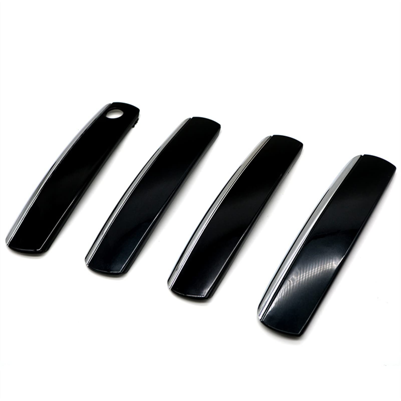 Fahbstr One Color Car Inner Handle For A6 C6 2005-2011 4Pcs/Set Abs Car Outside Exterior Door Handle Cover Cap