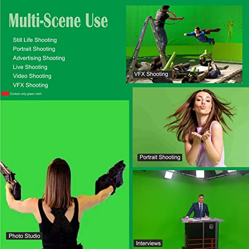 Boltove-8FTX9FT-Green-Screen-Backdrop-Background-Rod-Pocket-for-Photography-BackdropPhotoshoot-BackgroundVideo-production-Home-DecorationWeddings-Parties-Newborns-Product-photography-Screen-Video-Reco