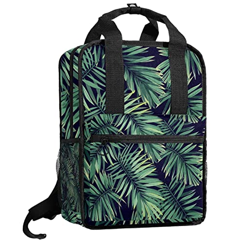 Sac à dos pour garçons feuilles de palmier vertes fille multicolore