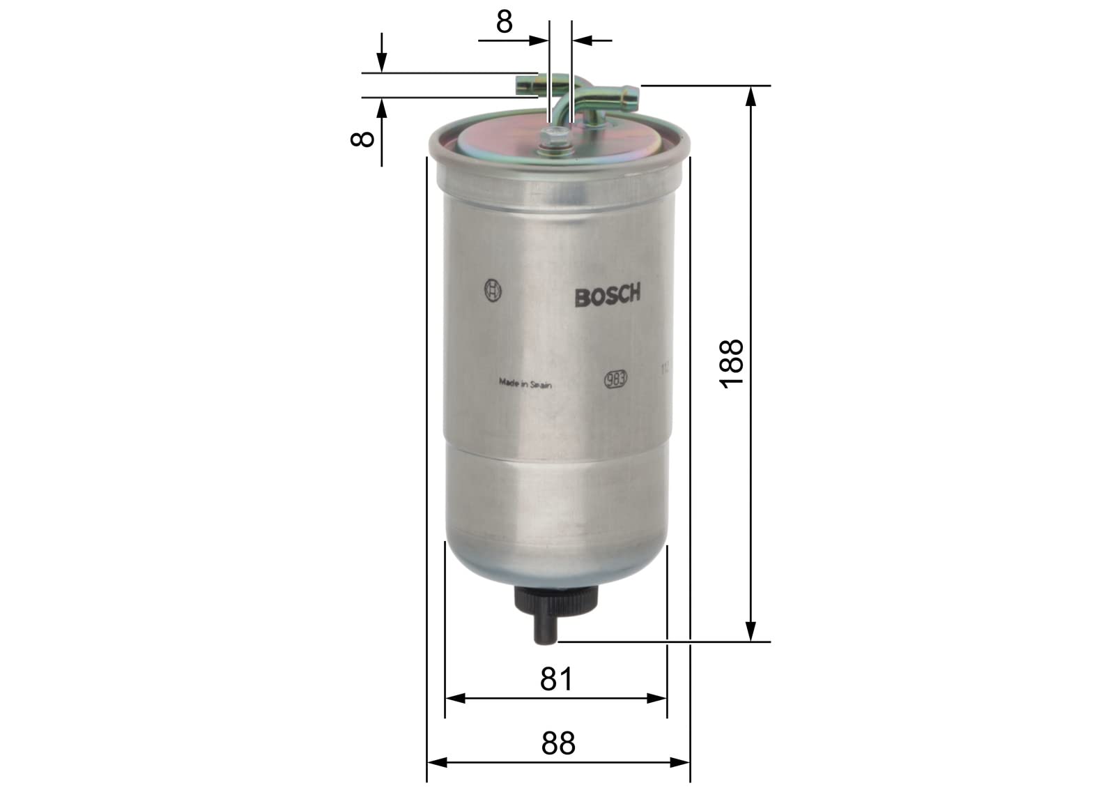 Bosch N6442 Diesel Filter Car : Amazon.de: Automotive