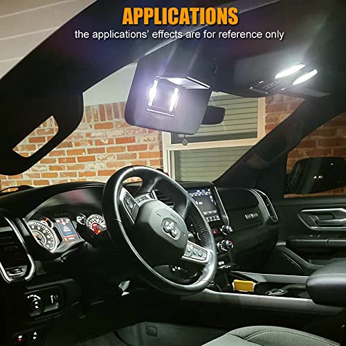 Kit de luz LED interior blanco para Dodge Ram 2019-2021 miniatura 7