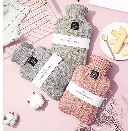 Olivialiving Hot Water Bag Hot Water Bottle 2 Liters Heat Up And Refreezable Hot Cold Pack With Knit Cover For Pain Relief Hot Cold Therapy #TOP6