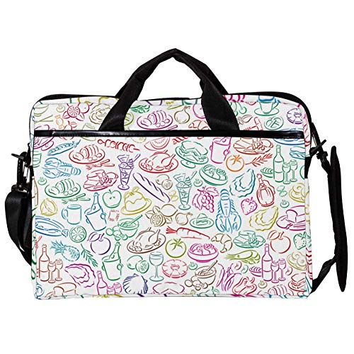 Bolso bandolera para portátil de 14 a 15 pulgadas con acabados Wireframe de diseño