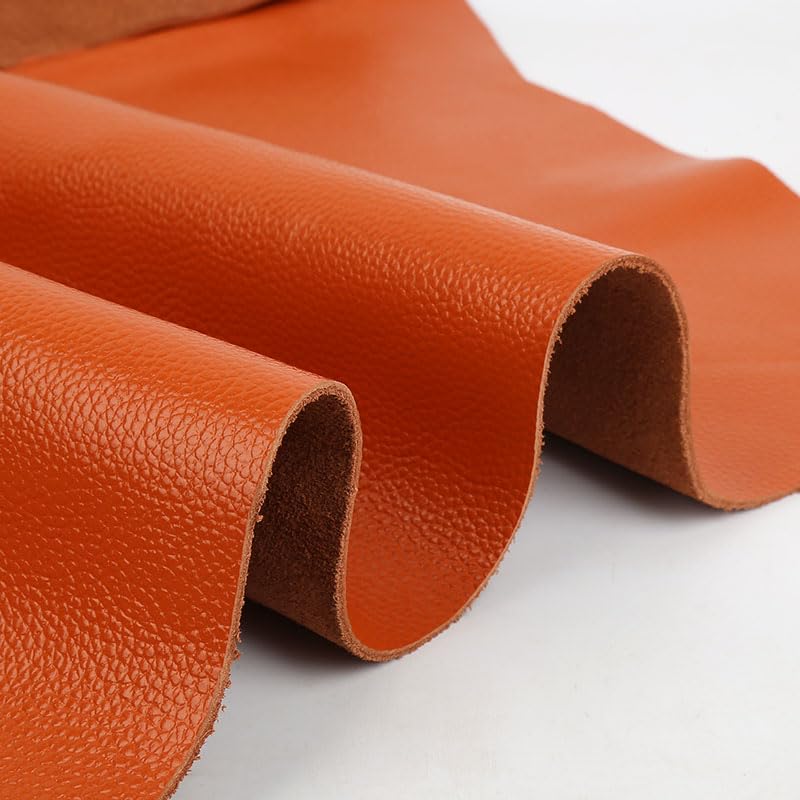 WEIDU Cuero de Vaca de Grano Completo de 2mm de Grosor, artesanía de Cuero curtido Vegetal, cinturón DIY, Bolso de Cartera, Tela de Cuero Genuino
