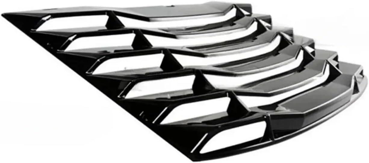 Compatible with Chevrolet Camaro 2016-2019 Car Rear Window Blinds Rear Window Louver Decorative Panel Body Kit Car Accessories(High Gloss Style)