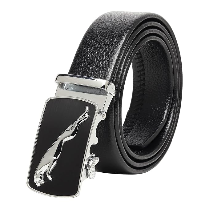 niddleman 654/ Trendy Unisex Artificial Leather Belt, Boys Belt for Casual or Formal Classic Designs for Work & Business Casual (Black)-picture-24