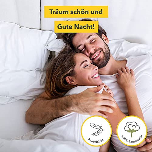 Bettwäsche Träumschön 135×200 Baumwolle kariert – 2-teiliges Set