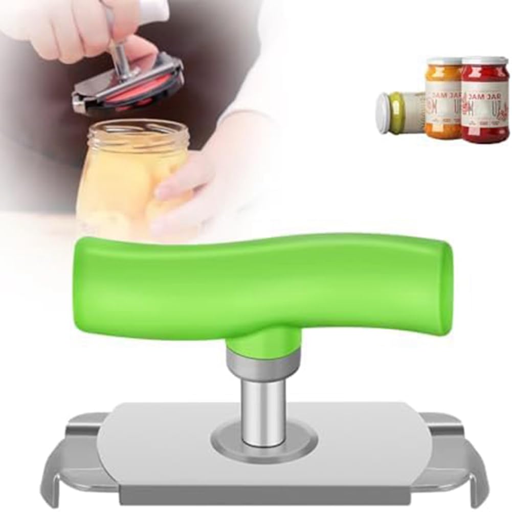 CTRLZS for Weak Hands Easy Open Adjustable Grip, Stainless Steel Can Opener Bottle Tin Cap for Seniors A