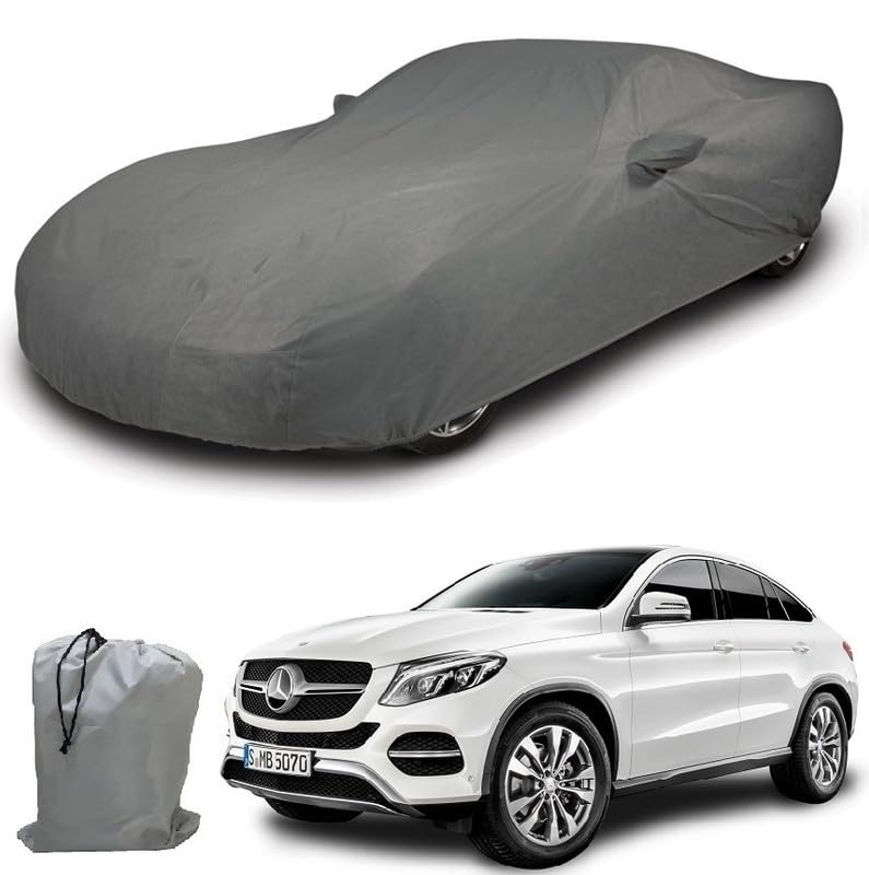 Image of ARCUATE Triple Layer Custom fit Car Body Cover for Mercedes Benz GLE 400 |Top Layer Dustrproof | Middle Layer Waterproof | Bottom Layer Scratch Protection | Outdoor Indoor Fabric