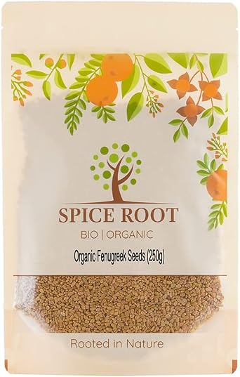 Organic Fenugreek Seeds 250g Methi Seeds - Certified Organic
